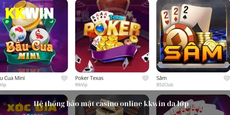 Hệ thống bảo mật casino online KKWIN đa lớp 