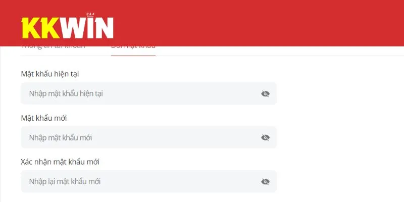 Hội viên KKwin cần có thói quen thay đổi mật khẩu
