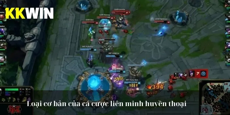 Loại cơ bản của cá cược liên minh huyền thoại