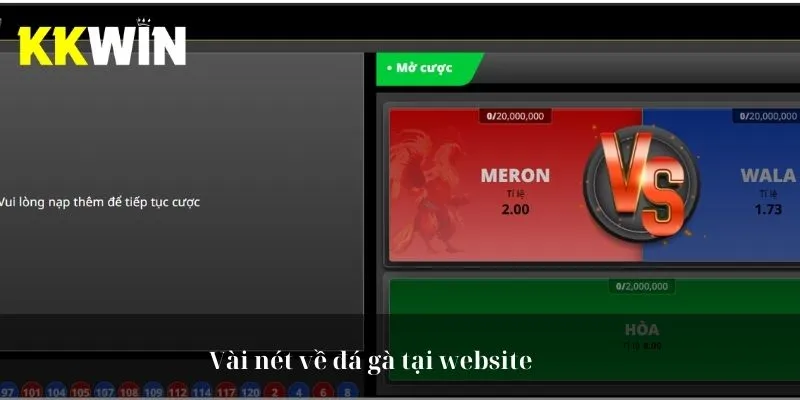 Vài nét về đá gà tại website
